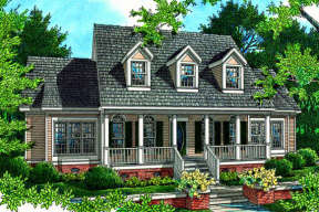 Traditional House Plan #048-00161 Elevation Photo