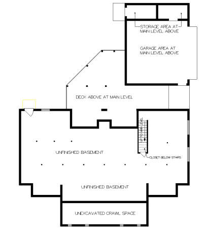 Basement for House Plan #048-00161
