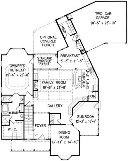 Main Floor for House Plan #699-00099