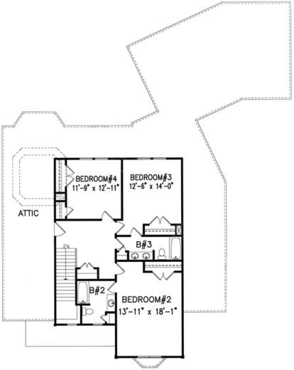 Second Floor for House Plan #699-00099