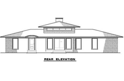 Contemporary House Plan #8318-00076 Elevation Photo