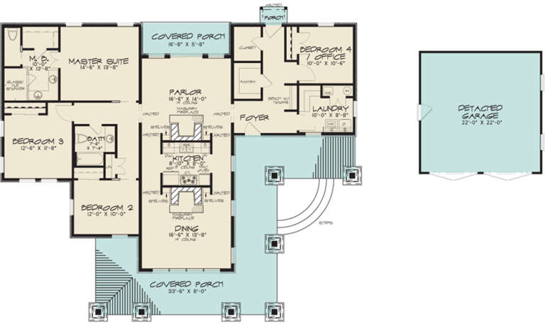 House Plan House Plan #19211 Drawing 1