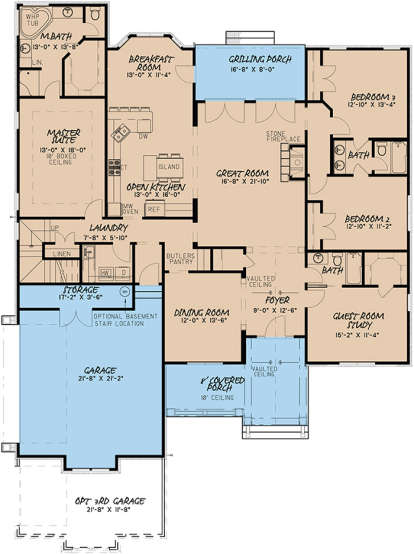 House Plan House Plan #19212 Drawing 1