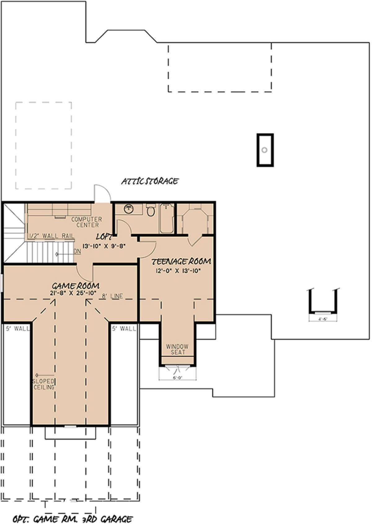 Second Floor for House Plan #8318-00077