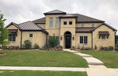 5 Bed, 4 Bath, 4180 Square Foot House Plan - #5445-00330