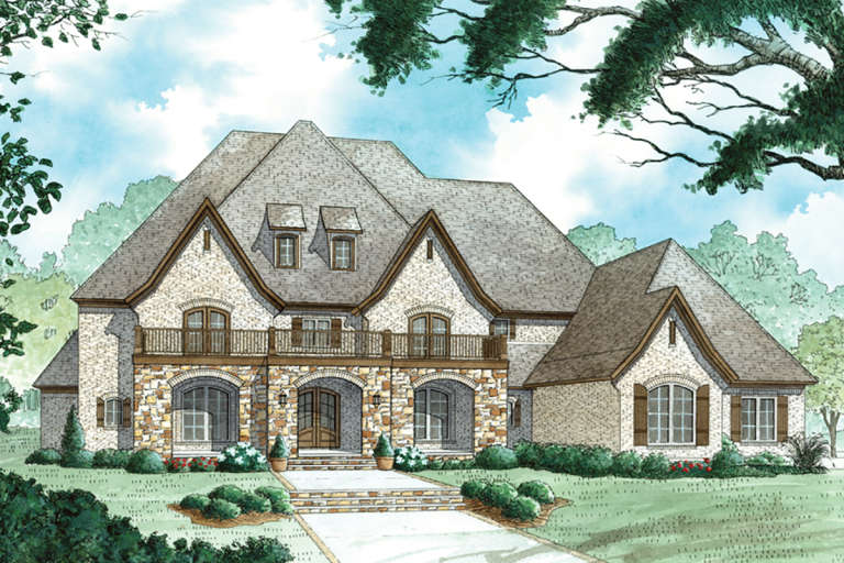 House Plan House Plan #19214 Front Elevation 