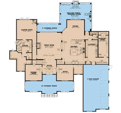 Main Floor for House Plan #8318-00078