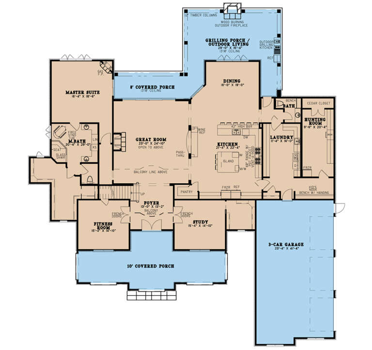 House Plan House Plan #19214 Drawing 1