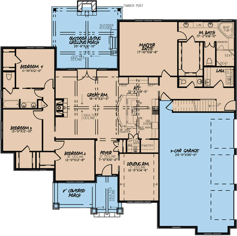 House Plan House Plan #19215 Drawing 1