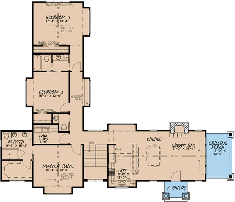 House Plan House Plan #19216 Drawing 1