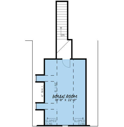 Bonus Room for House Plan #8318-00081