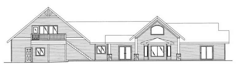 Northwest House Plan #039-00496 Elevation Photo