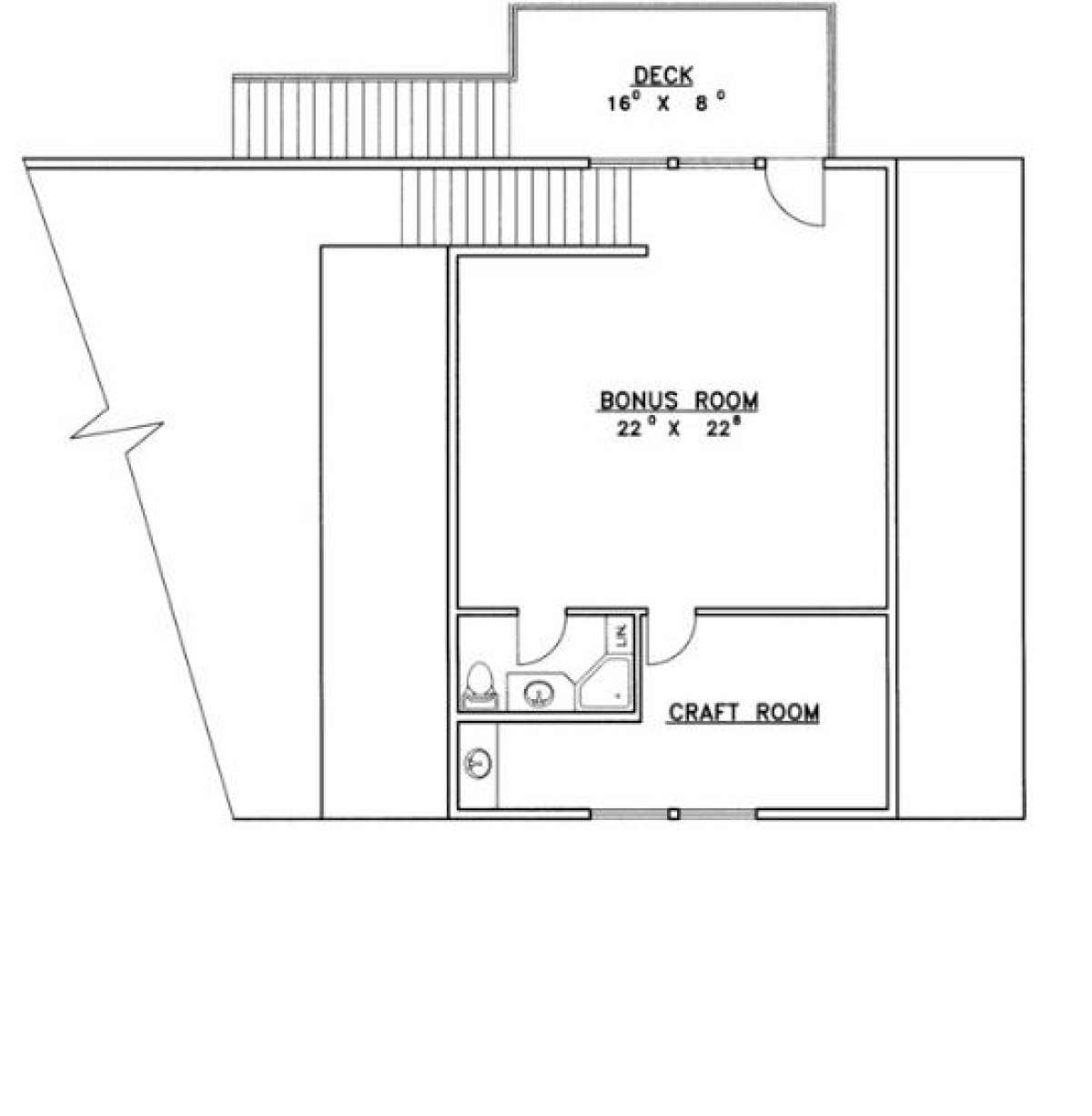 Bonus Floor for House Plan #039-00496