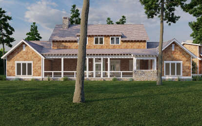 Craftsman House Plan #110-01056 Elevation Photo