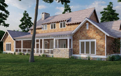 Craftsman House Plan #110-01056 Elevation Photo