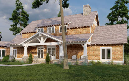 Craftsman House Plan #110-01056 Elevation Photo