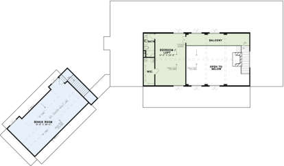 Second Floor for House Plan #110-01056