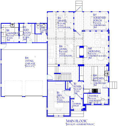 Main Floor for House Plan #1637-00132