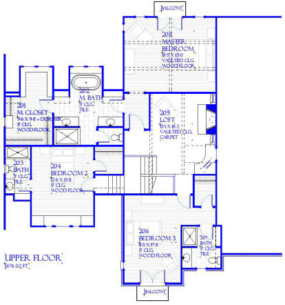 Second Floor for House Plan #1637-00132