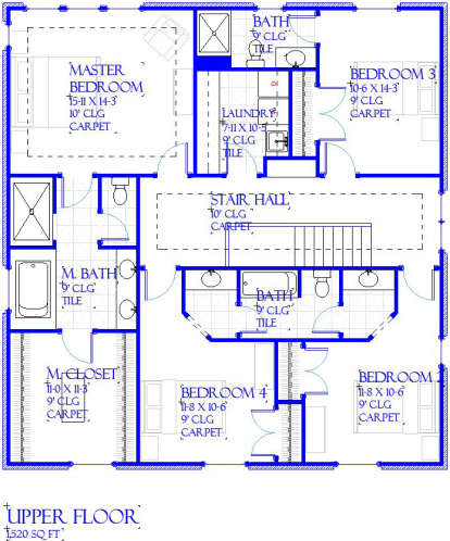 Second Floor for House Plan #1637-00133