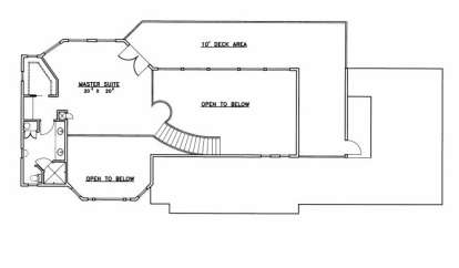 Second Floor for House Plan #039-00498