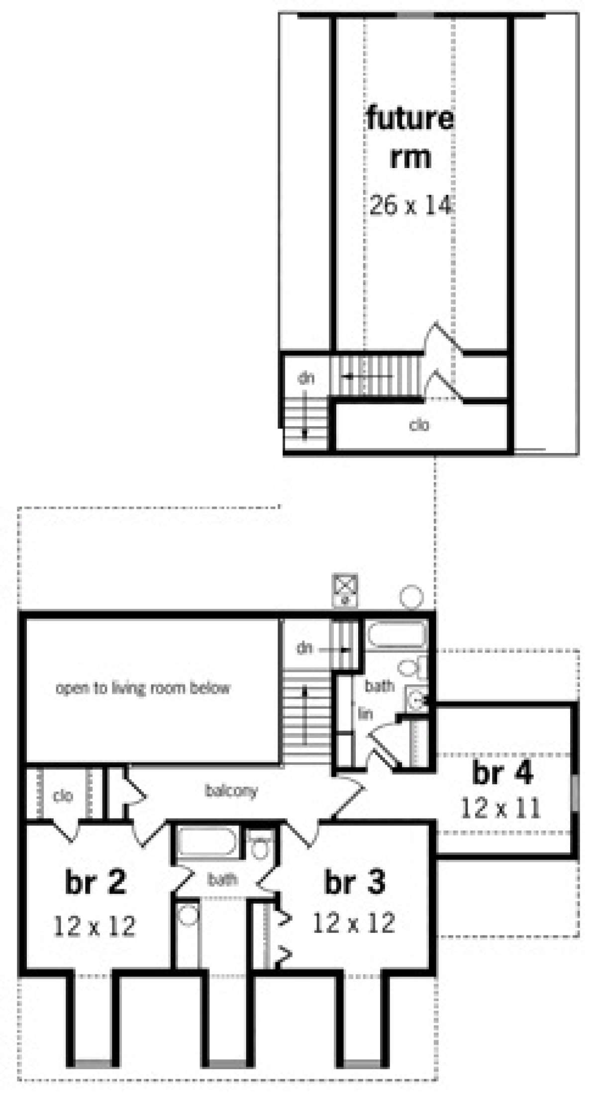 Floorplan 2 for House Plan #048-00165
