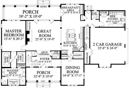 House Plan House Plan #19273 Drawing 1