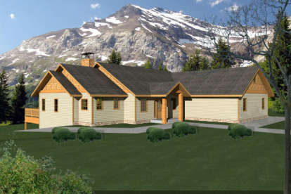 Northwest House Plan #039-00500 Elevation Photo