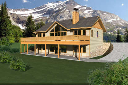 Northwest House Plan #039-00500 Elevation Photo