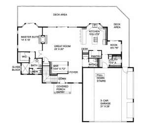 Main Floor for House Plan #039-00500
