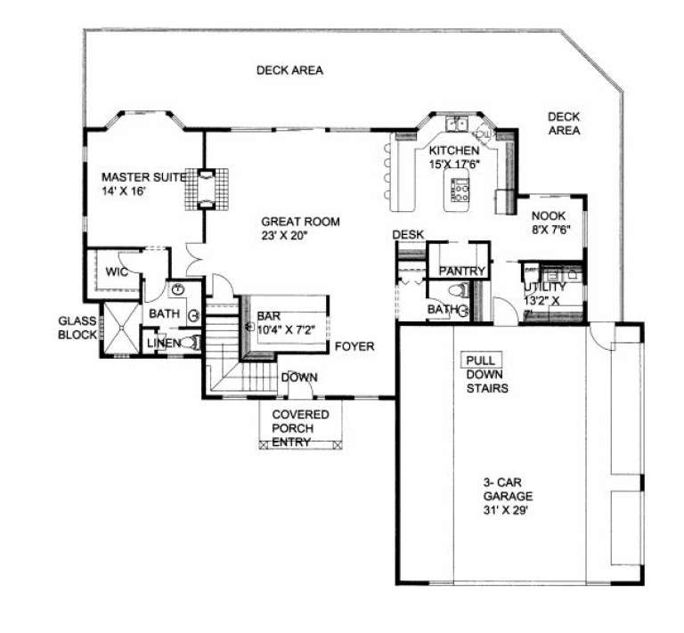 House Plan House Plan #1929 Drawing 2