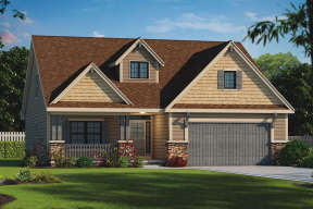 Craftsman House Plan #402-01513 Elevation Photo