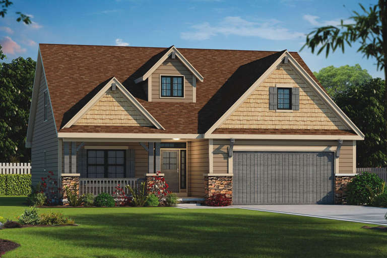 House Plan House Plan #19303 Front Elevation 
