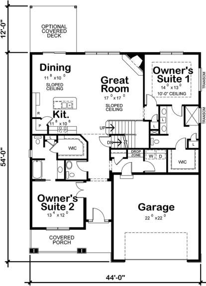 Main Floor for House Plan #402-01513