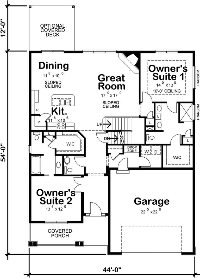 House Plan House Plan #19303 Drawing 1