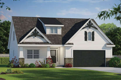 Craftsman House Plan #402-01514 Elevation Photo