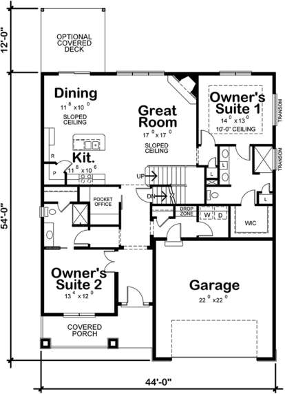Main Floor for House Plan #402-01514