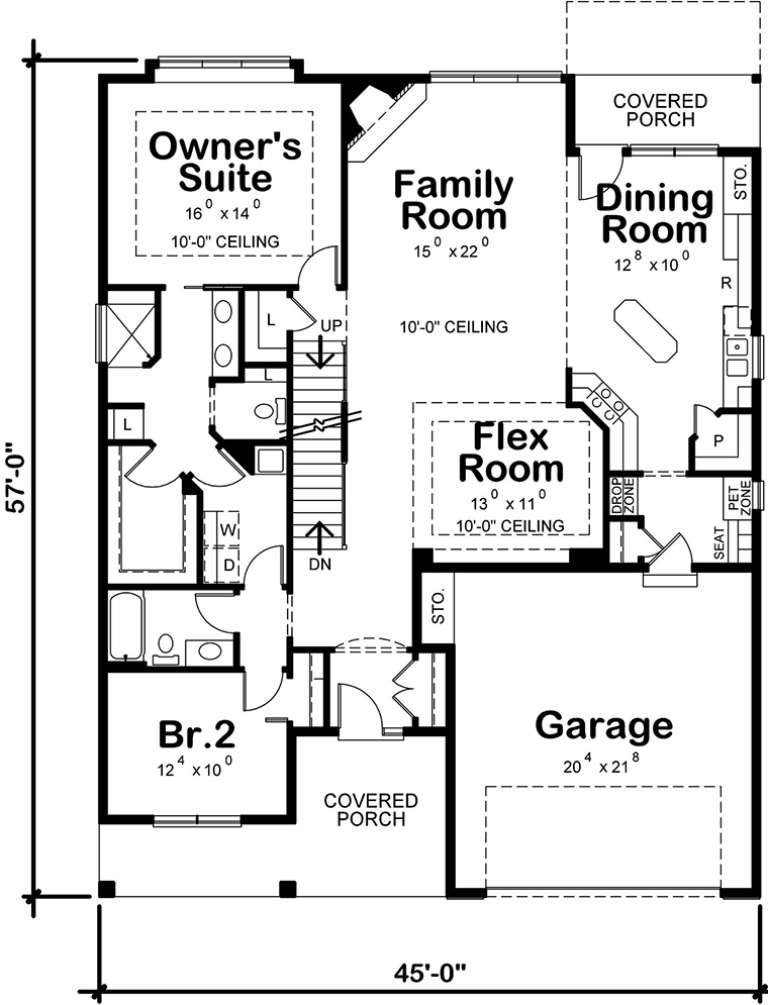 House Plan House Plan #19305 Drawing 1