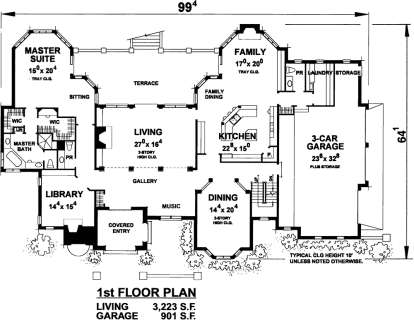 Main Floor for House Plan #402-01517