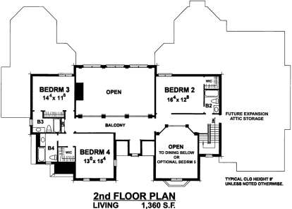 Second Floor for House Plan #402-01517