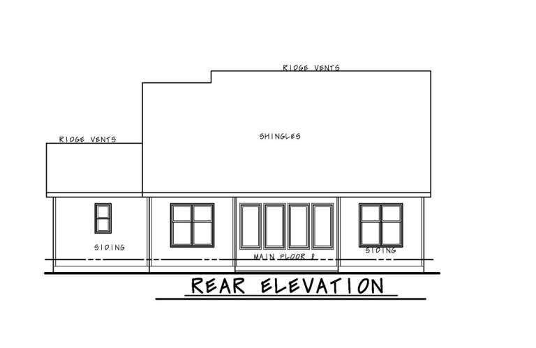 Craftsman House Plan #402-01520 Elevation Photo