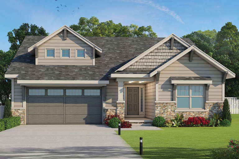 House Plan House Plan #19312 Front Elevation 