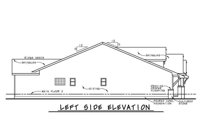 Craftsman House Plan #402-01522 Elevation Photo