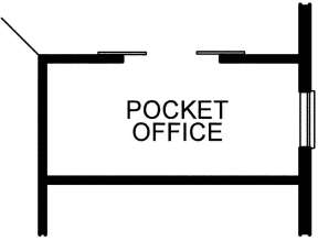 Pocket Office for House Plan #402-01522