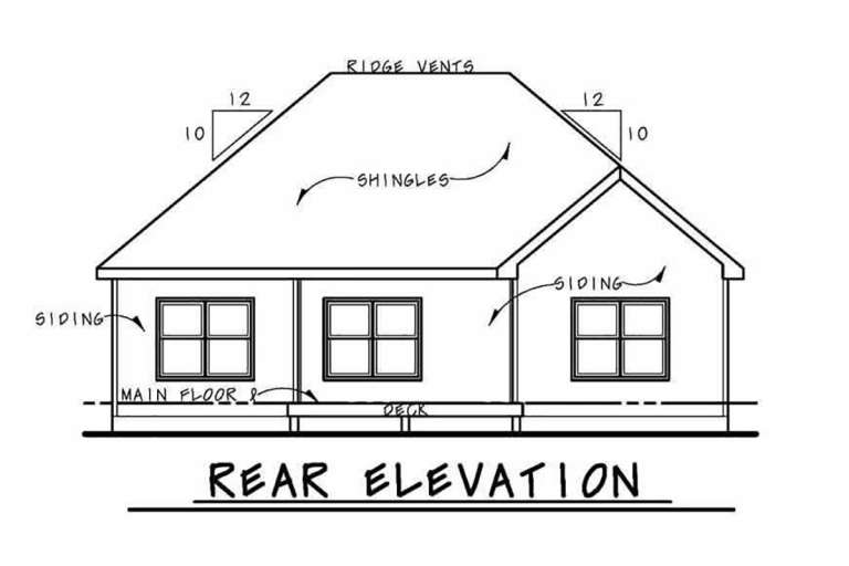 Craftsman House Plan #402-01523 Elevation Photo