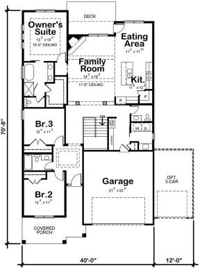 Main Floor for House Plan #402-01523