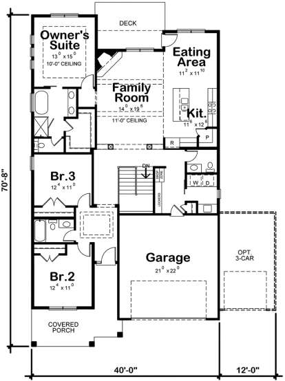 Main Floor for House Plan #402-01523