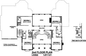 Second Floor for House Plan #402-01524