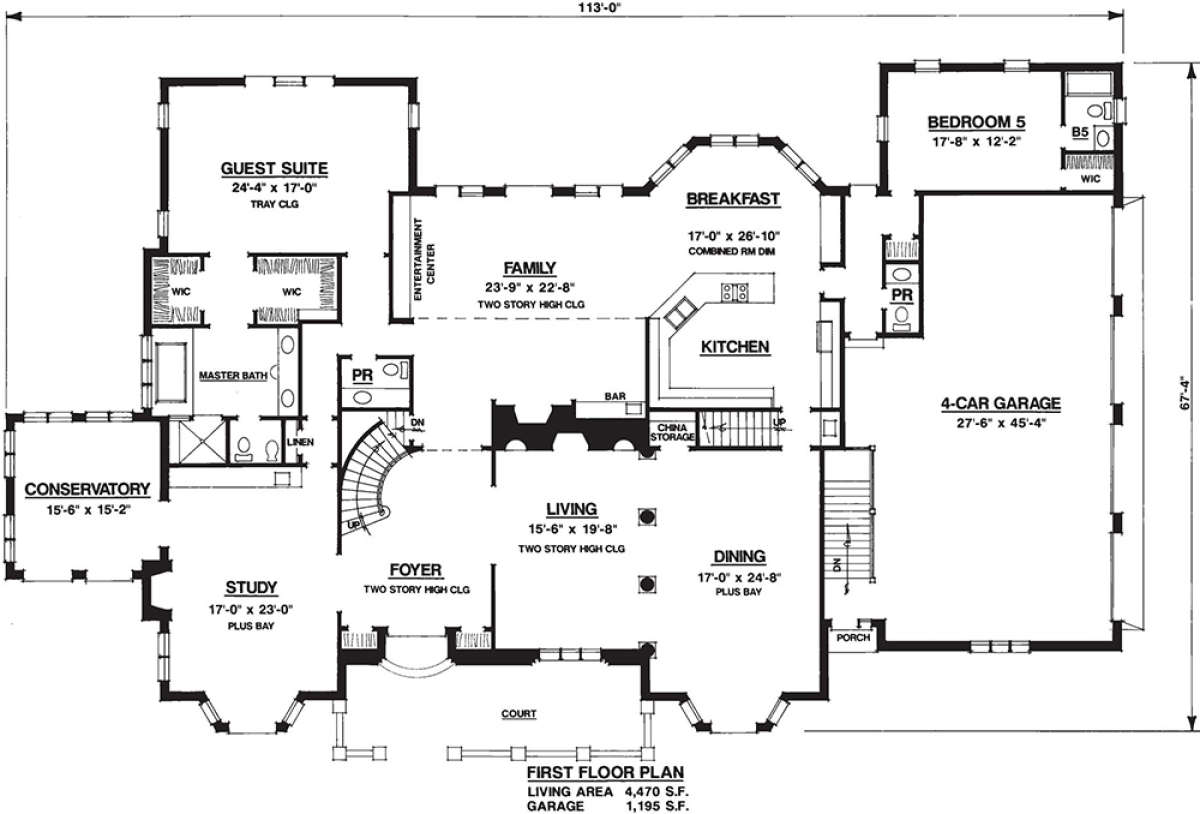 Main Floor for House Plan #402-01525