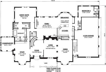 House Plan House Plan #19315 Drawing 1